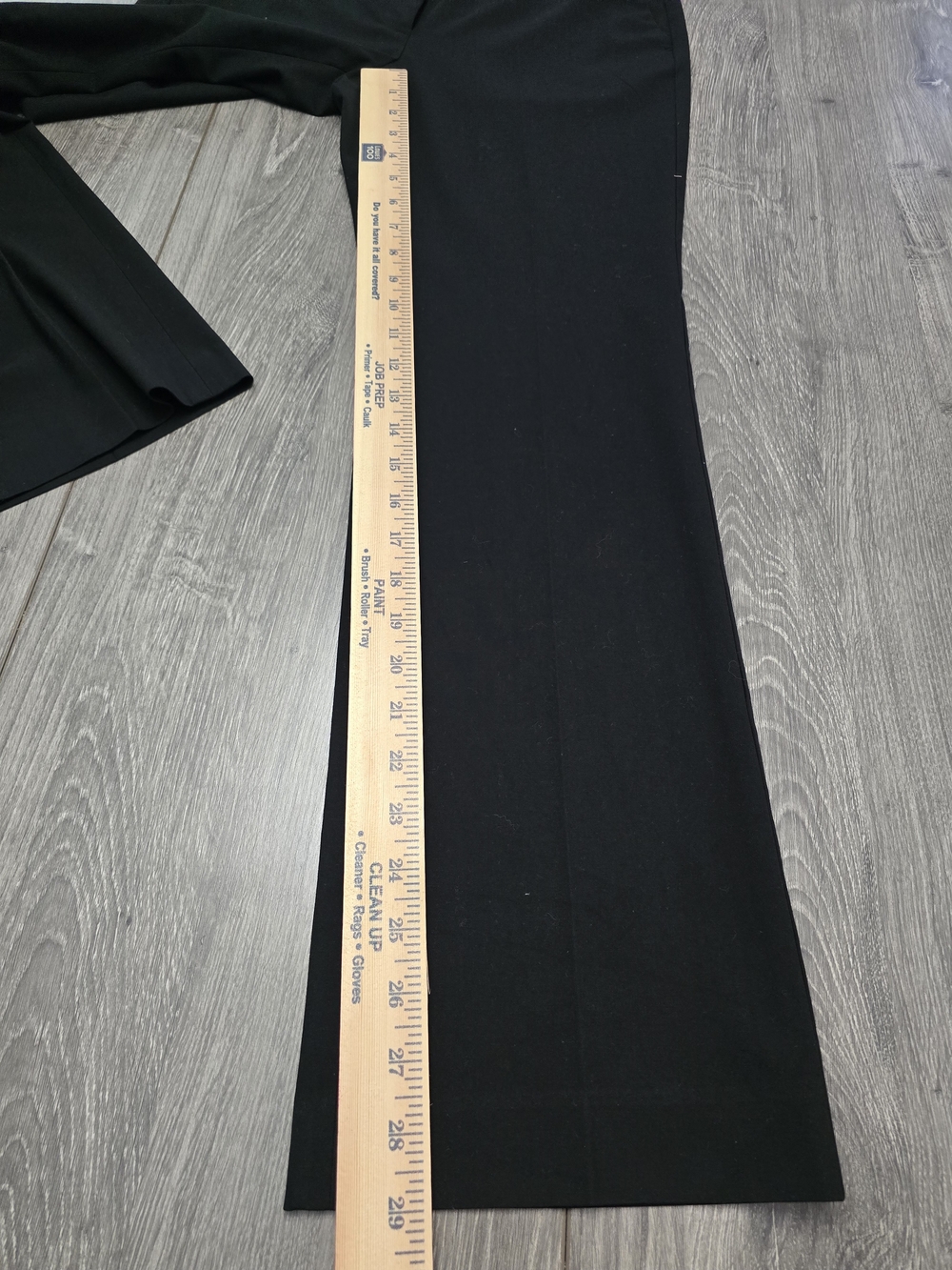 Ann Taylor Black Straight-Leg Dress Trousers 2 Petite Midrise - Picture 10 of 11